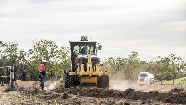 Roadworks have started for Adani Carmichael coal mine project. 