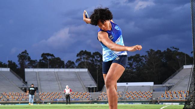 The Queensland All Schools track and field championships at QSAC. Picture, John Gass