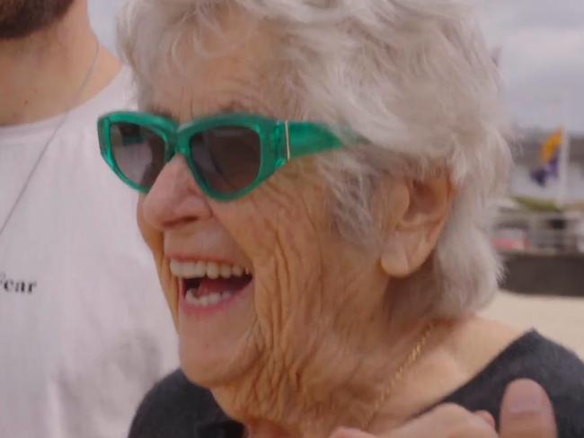 A 102-year-old woman has successfully ticked off all seven continents after her bucket list wish to travel to Australia came true.