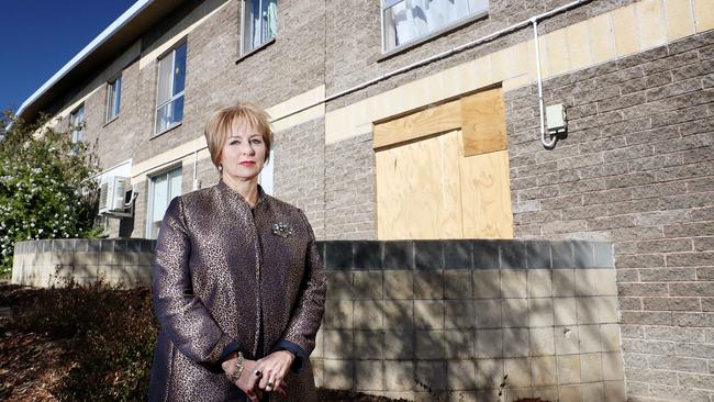 Speaker Sue Hickey at Windsor Court, Glenorchy. Picture: LUKE BOWDEN