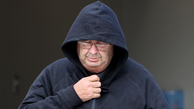 Brett Andrew Button walks out of Cessnock police station after being granted bail. Picture: NCA NewsWire / Damian Shaw