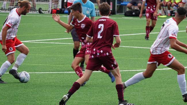 An Australia Cup knockout game at the new synthetic fields at Coffs Harbour. Picture: Chris Knight