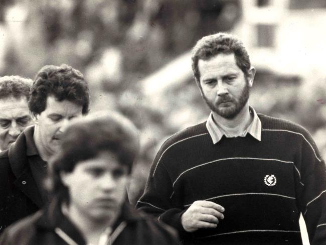 Robert Walls coaching the Blues in 1988.