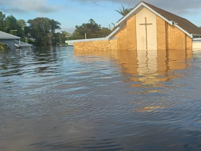 Images from Coraki and Broadwater during the 2022 floods. Picture: Pegg O'Connor