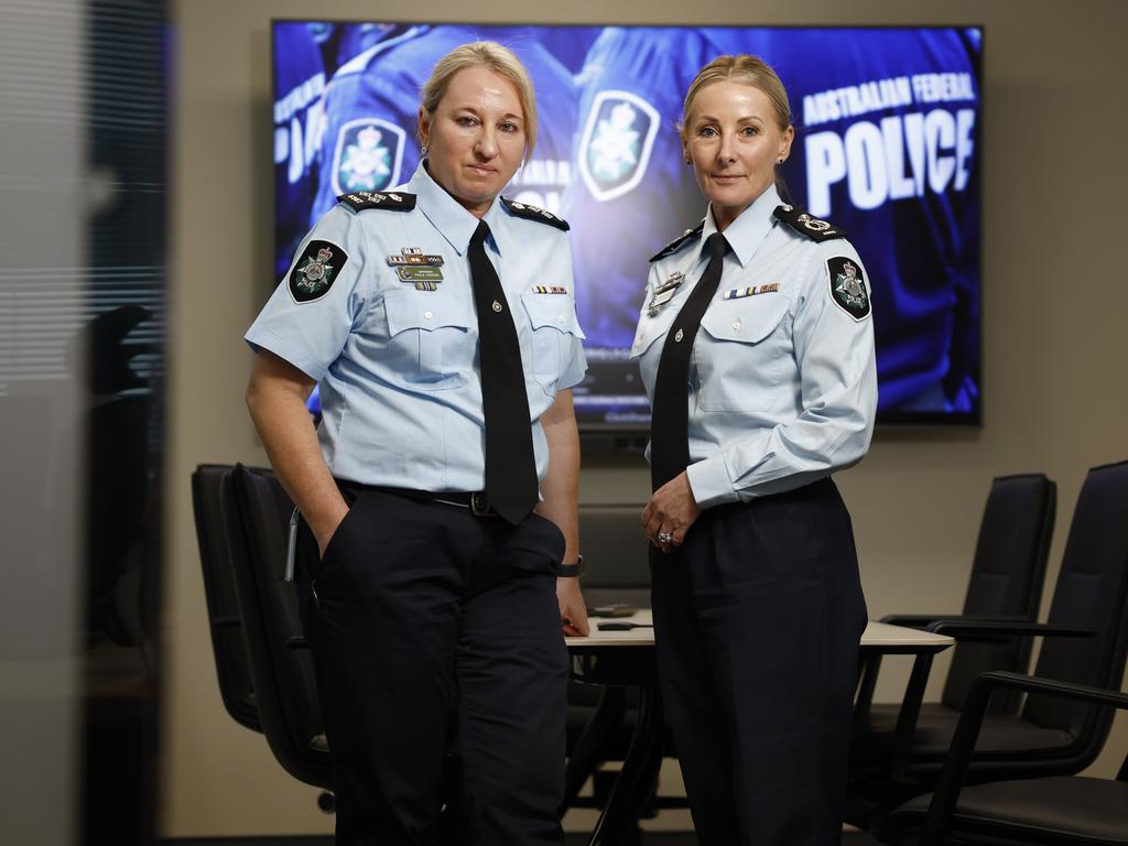 The Australian Federal Police infiltrated the secret platform. Picture: Richard Dobson