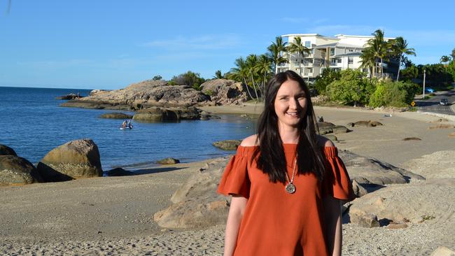 Project manager Angela Gonzalez at Greys Bay, Bowen. Picture: Stephen Darwen