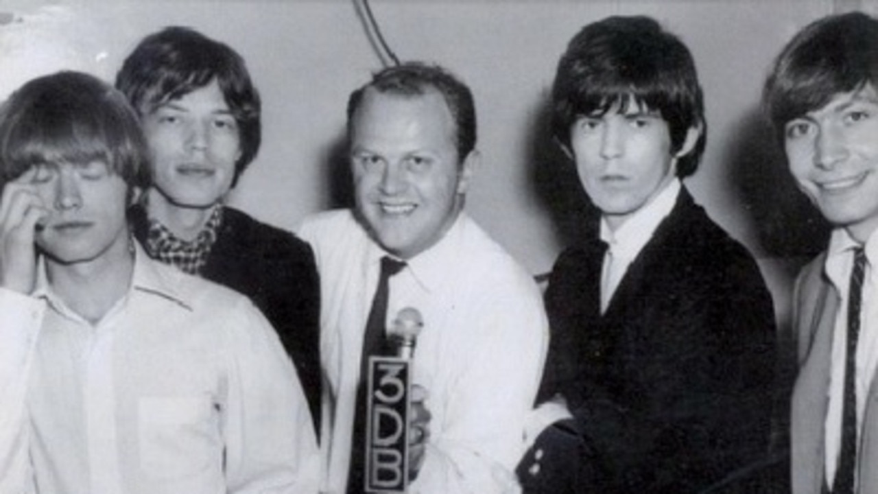 Barry Ferber with the Rolling Stones in 1965.