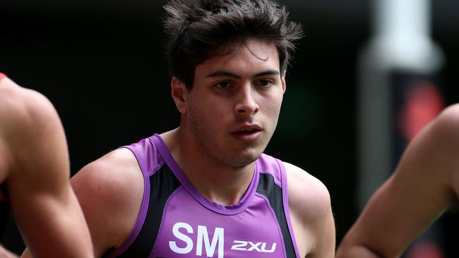 Ben Jarman impressed at the AFL Draft Combine. Picture: Mark Dadswell