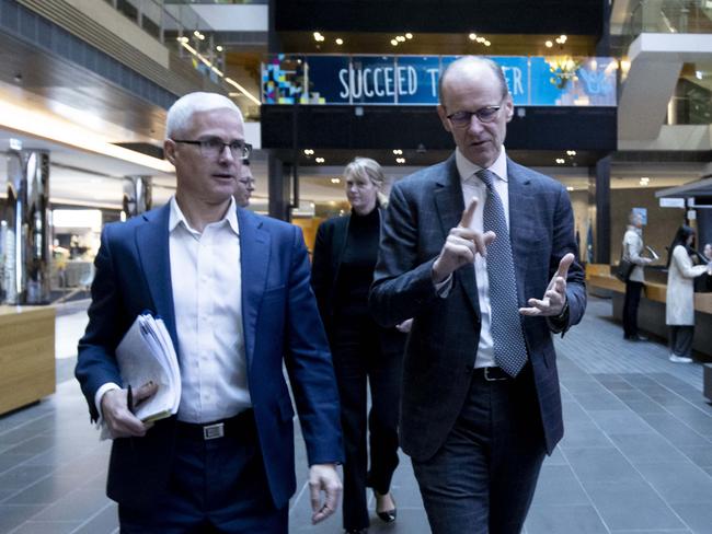 Tuesday 7th May 2024.  The Australian.  ANZ Half Year Results with CEO Shayne Elliott and Kevin Corbally, Group Chief Risk Officer at ANZ.Photograph by Arsineh Houspian.