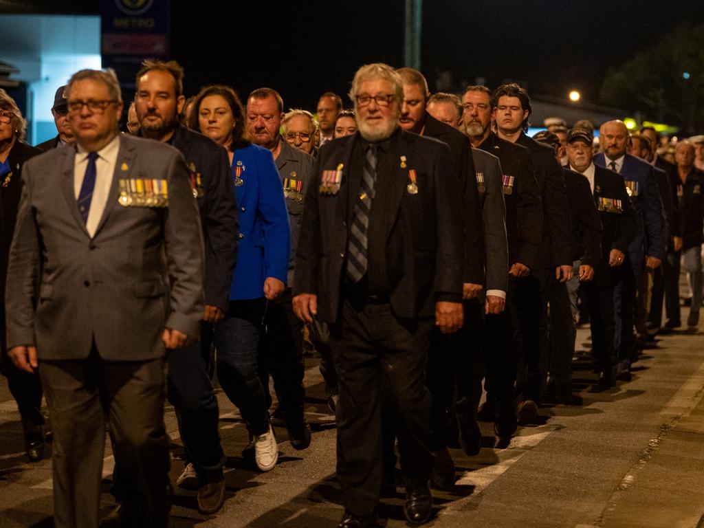 5am Anzac Day Walkerston Friday 25 April 2025 Picture: Michaela Harlow