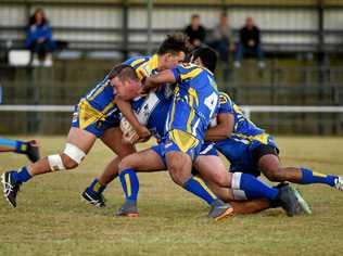 Wallaroos lock Jourdan Wheeler. Bundaberg Rugby League: Wallaroos v Waves Tigers at Eskdale Park, Maryborough. Picture: Matthew McInerney