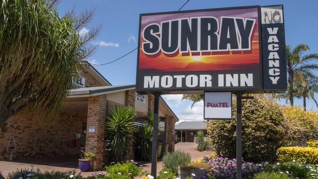 Sunray Motel Toowoomba. Monday. 8th Feb 2021 Picture: Nev Madsen