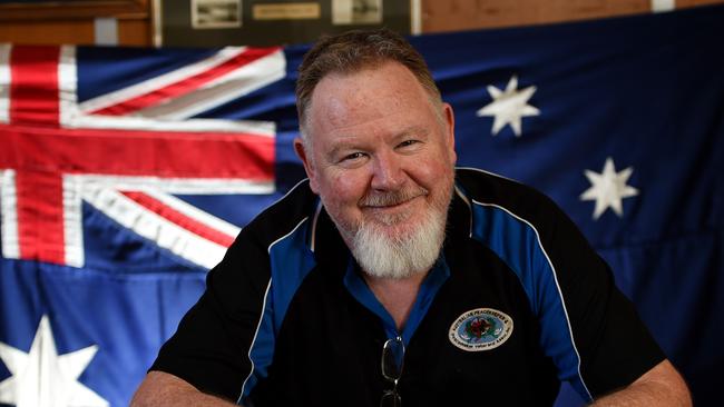 Australian Peacekeepers and Peacemakers Veterans Association Victorian president Mick Quinn advocates for veterans dealing with the Veterans’ Affairs Department. Picture: David Smith