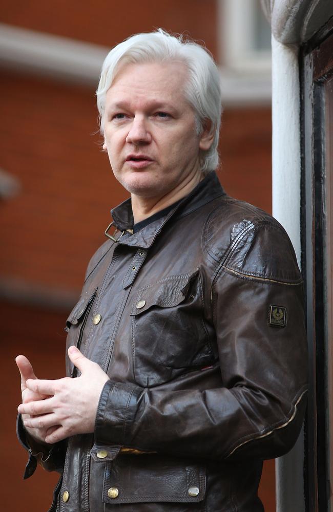 Julian Assange, founder of the Wikileaks website that published US Government secrets, has been wanted in Sweden since 2012. Picture: Getty Images