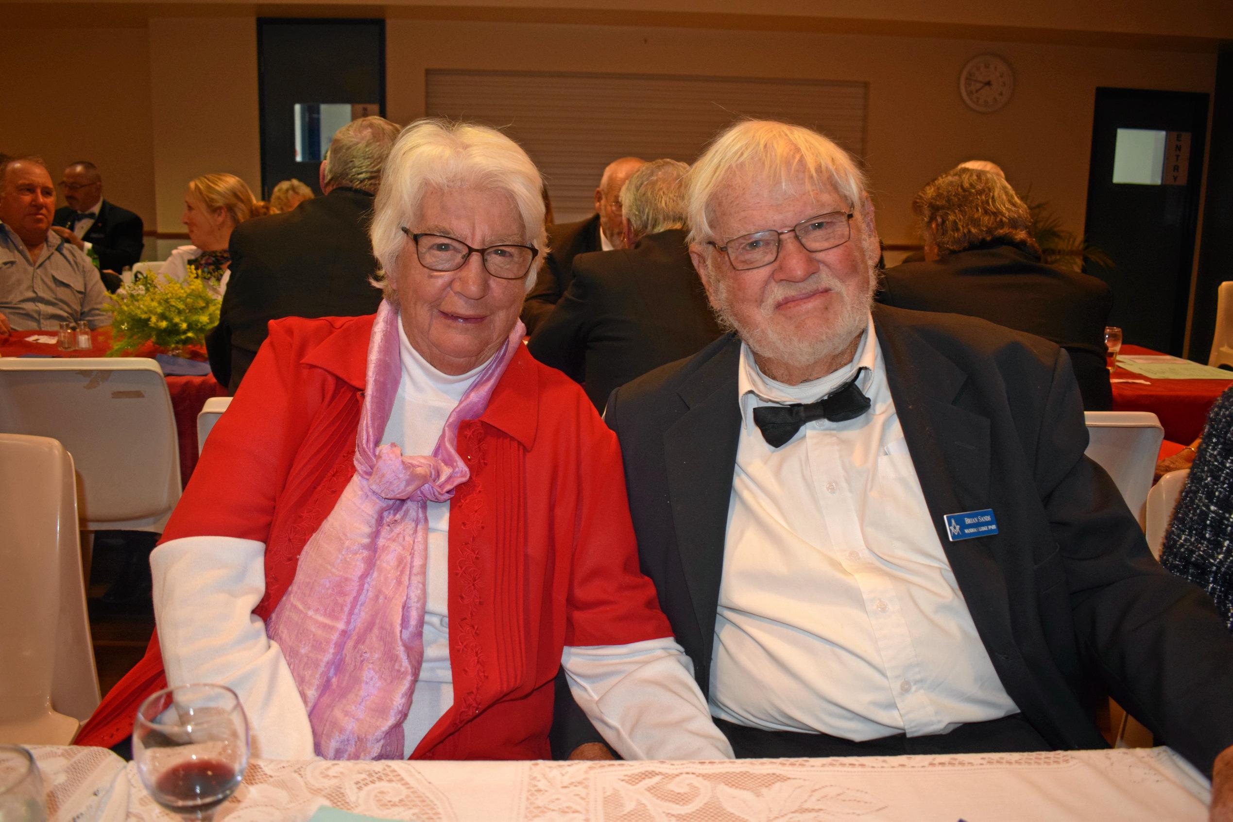 Mardi and Brian Sands from Wandoan at the Murilla Masonic Lodge 100th Birthday banquet. Picture: Kate McCormack