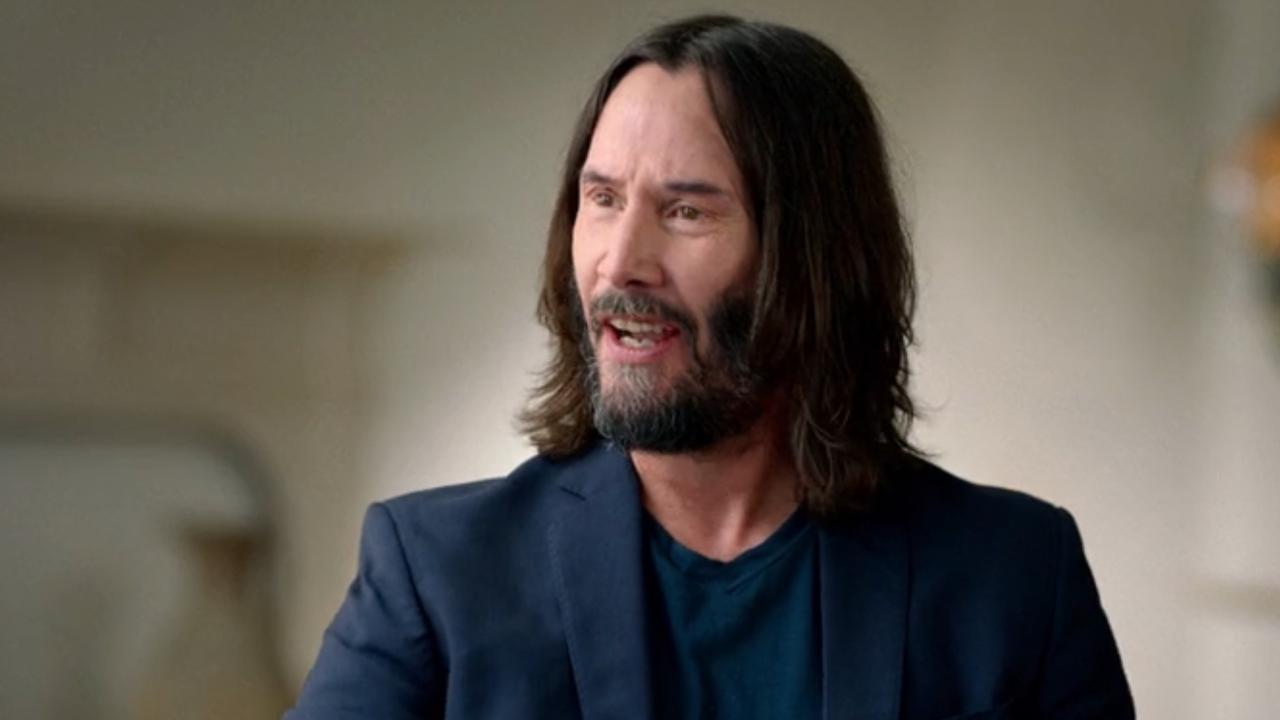 Keanu Reeves isn’t afraid to let the F-bombs fly. Photo: Disney+