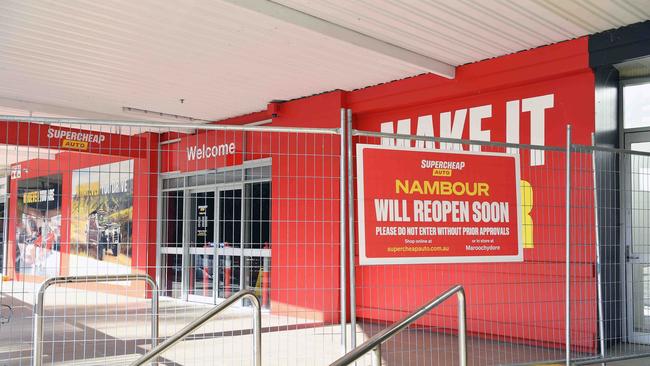 Empty business shops around Nambour. Picture: Patrick Woods.