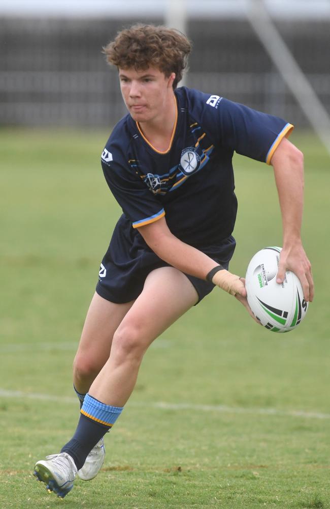 Round 4 of the Townsville Blackhawks Schoolboy Trophy. Ryan Catholic College against Southern Cross Catholic College at Ryan Catholic College. Picture: Evan Morgan