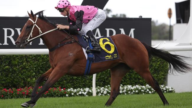 Kentucky Miss with jockey Blake Shinn. Picture: Robert Pozo.
