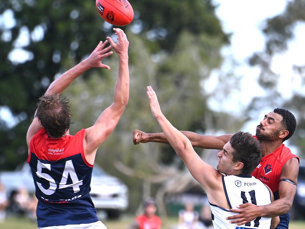 QAFL match between Broadbeach and Surfers. Sunday May 5, 2024. Picture, John Gass