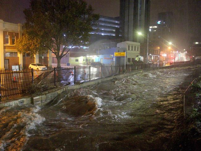 A wild storm on May 10 and 11 left devastation in its wake as it swept through Hobart and surrounds. Picture: PATRICK GEE