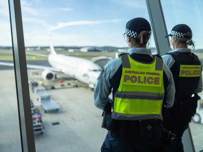 AFP has warned travellers to be on their best behaviour over Easter or face the full force of the law. Picture: AFP
