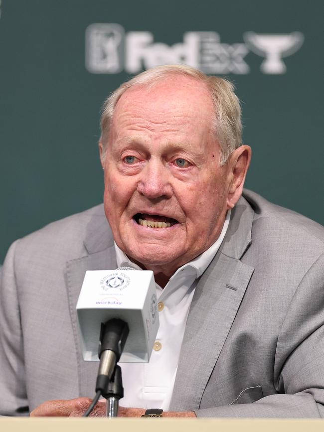 Jack Nicklaus speaks ahead of his Memorial Tournament this week. Picture: Michael Reaves/Getty Images
