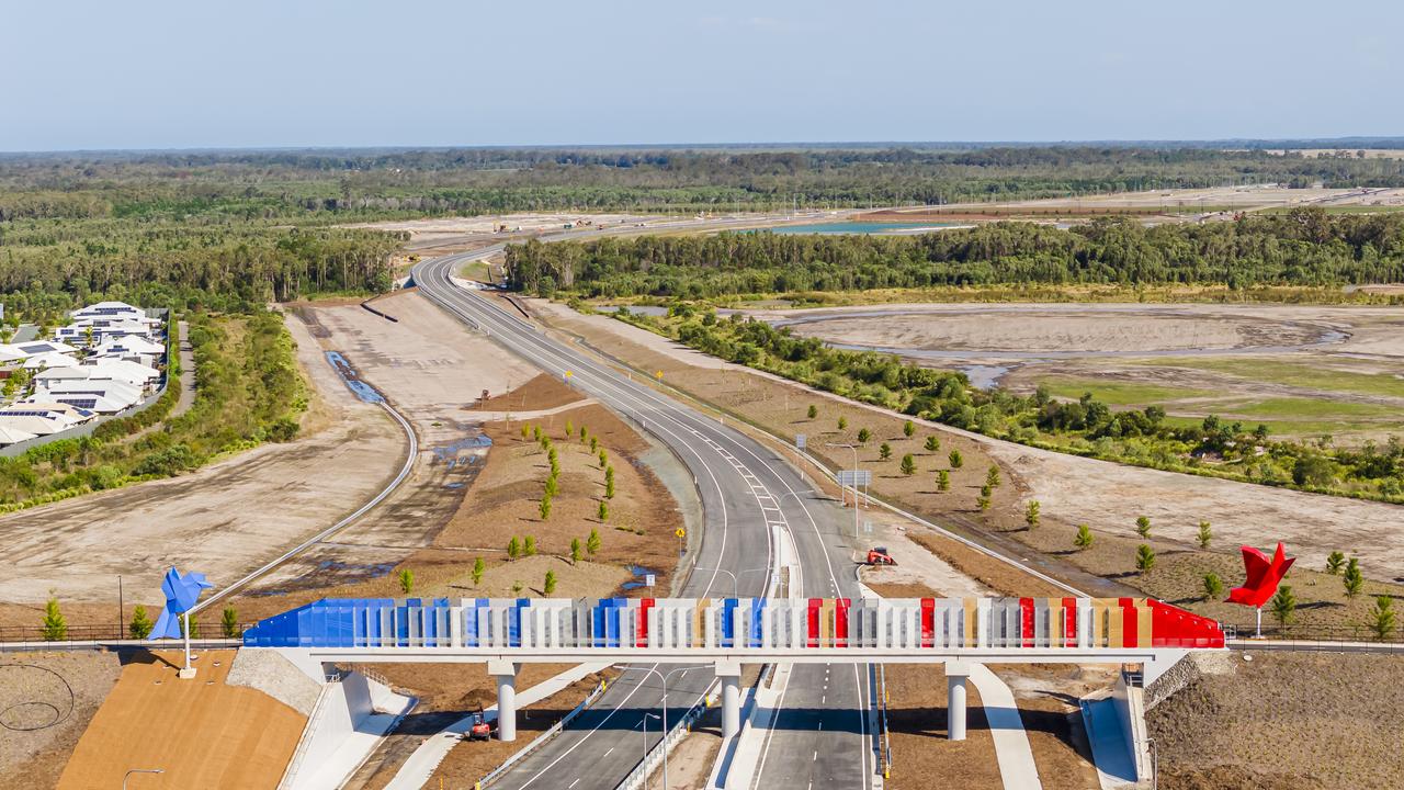 The $70m Bells Creek Arterial Road is now complete. Picture: Supplied