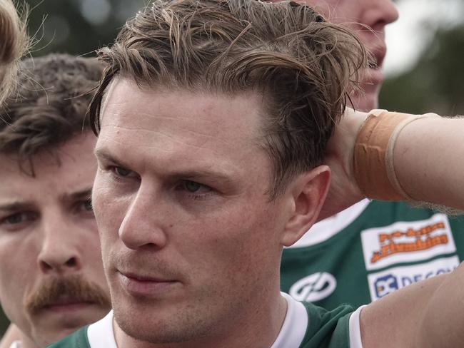 NFNL footy: Macleod v Greensborough. Jack Newnes (Greensborough). Picture: Valeriu Campan