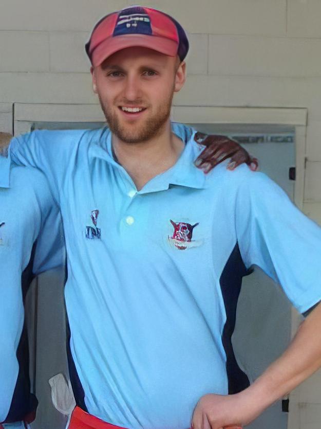 Captured Australian Oscar Jenkins in a Toorak-Prahran Cricket Club team shot.