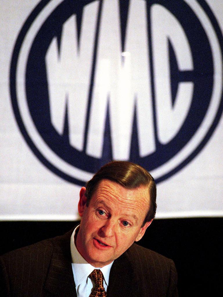 Former WMC boss Hugh Morgan got the ball rolling on the split.