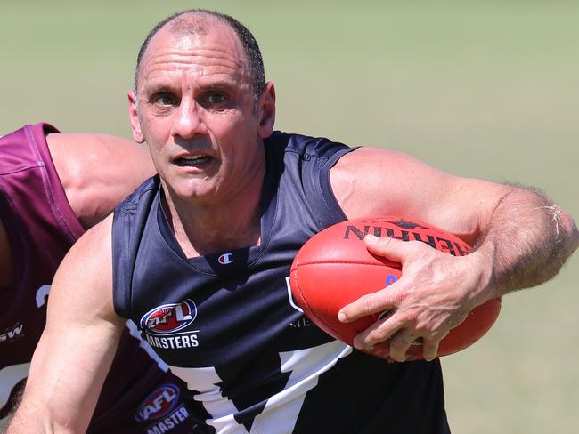 Tony Liberatore remains a picture of fitness at the age of 53. Picture: Glenn Hampson