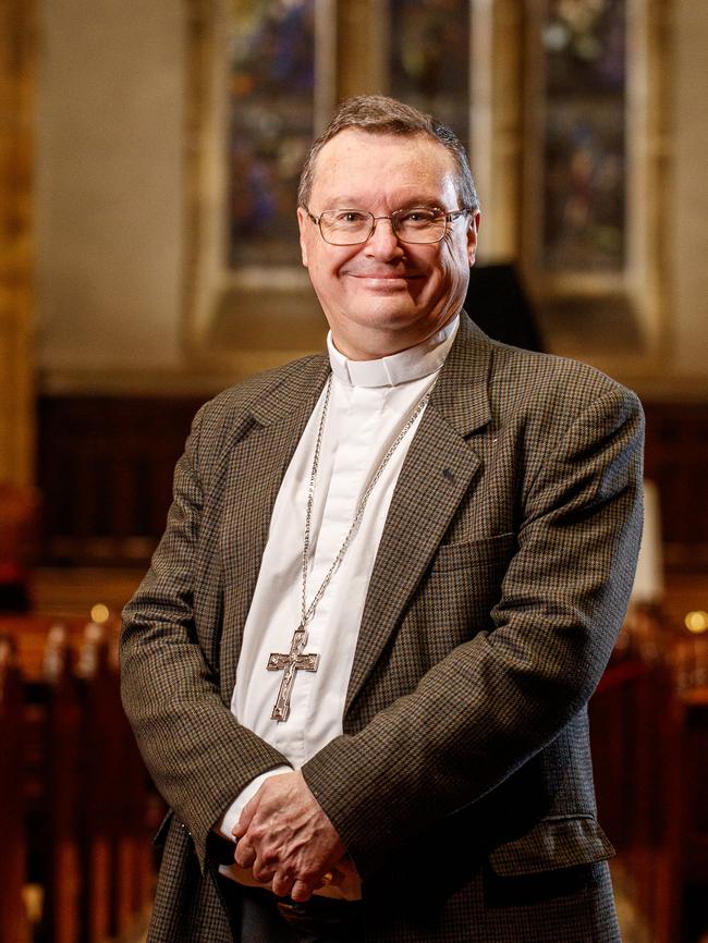 Adelaide Archbishop Patrick O'Regan at St. Francis Xavier's Catholic Cathedral. Picture: Matt Turner.