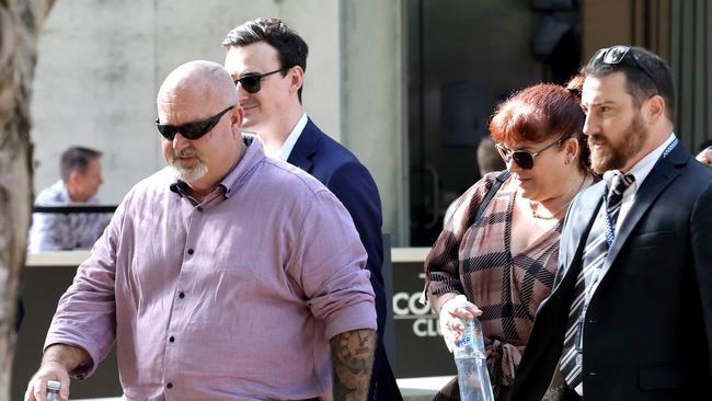 Brett and Belinda Beasley, parents of Jack Beasley, on day one of the Supreme Court trial into his death. Photo Steve Pohlner