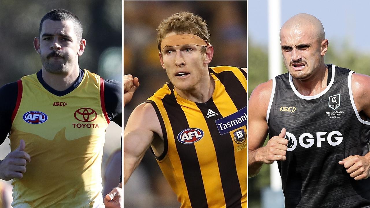 Crow Taylor Walker, Hawk Ben McEvoy and Power's Sam Powell-Pepper could have new on-field roles in 2020.