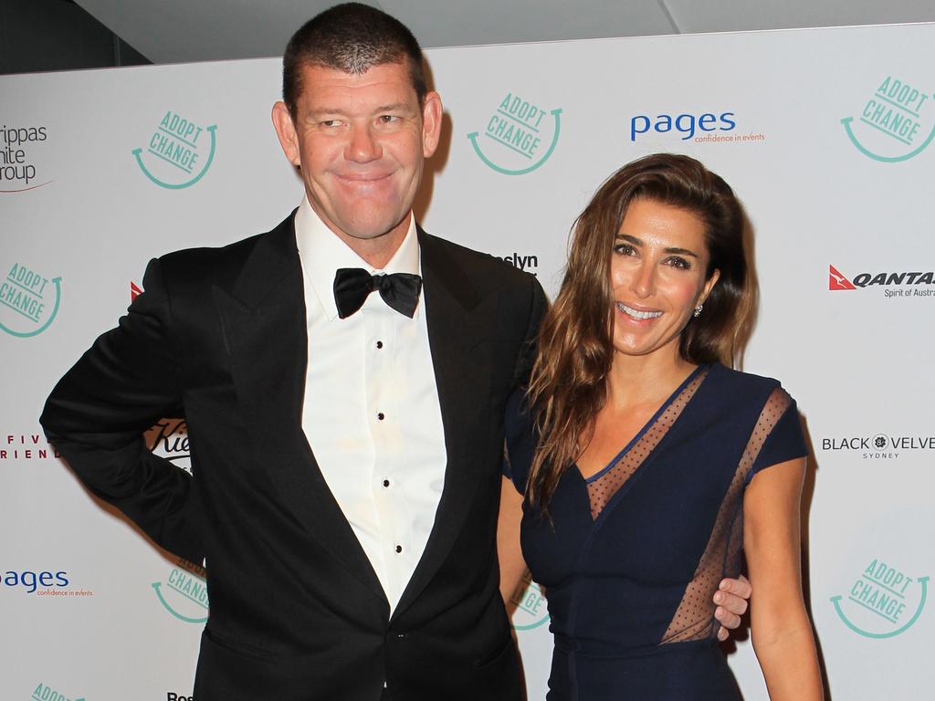 James Packer and Jodhi Meares. Picture: Christian Gilles