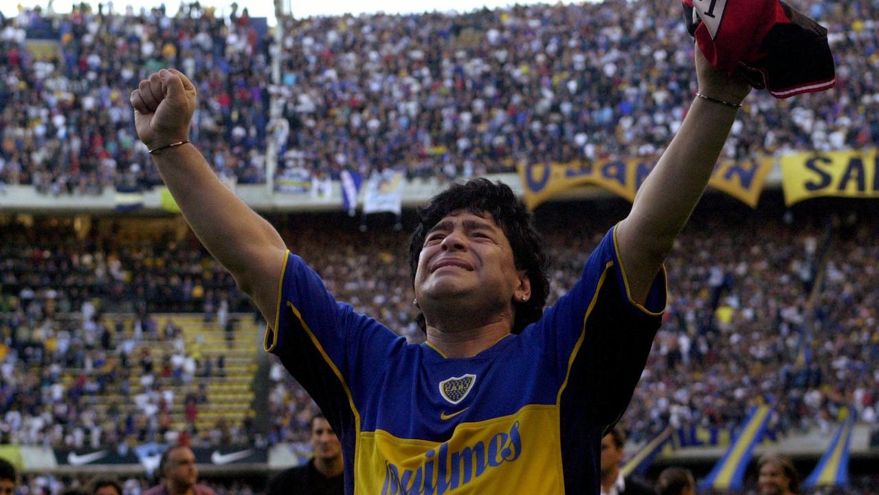 Argentina's soccer fans weep for superhero Diego Maradona Boca