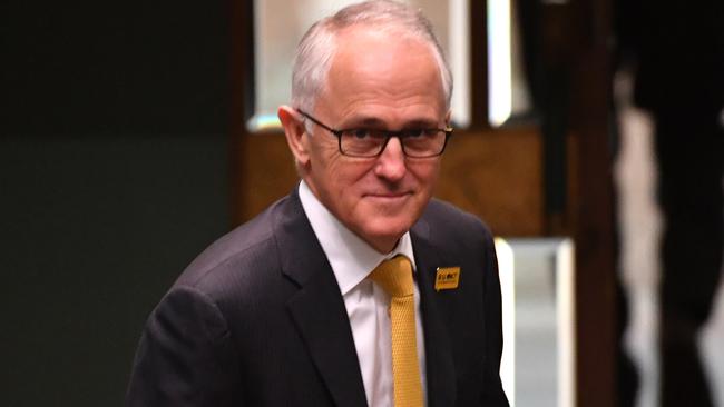 Prime Minister Malcolm Turnbull has delivered a surprise pep talk to MPs. Picture: AAP