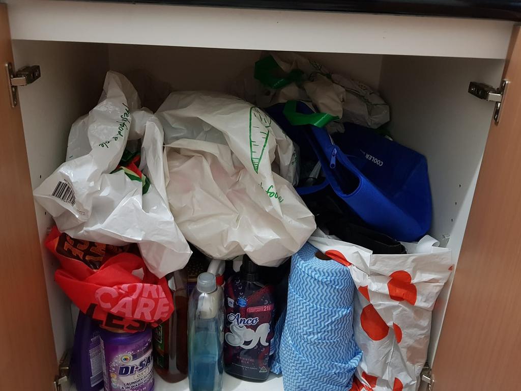 Plastic bag 2025 storage kmart