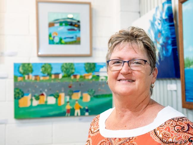 Winner of Gladstone Ports Corporation's 2021 Paint the Port art competition Christine Ward. Picture: Photopia Studio