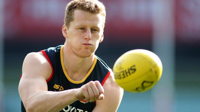 Reilly O'Brien at Adelaide Crows training.