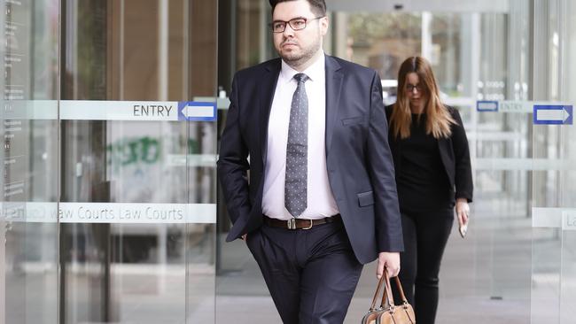 Bruce Lehrmann outside Federal Court in Sydney. Picture: NCA NewsWire / Dylan Coker