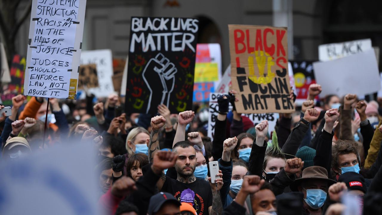 Melbourne protest: Black Lives Matter rally at Parliament sparks ...