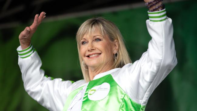 Olivia Newton-John says recent bushfire tragedy has shown the best of the Australian spirit. Picture: Sarah Matray