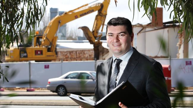 Palumbo Group managing director Daniel Palumbo opened the Sofitel hotel on Currie St. Picture: Stephen Laffer