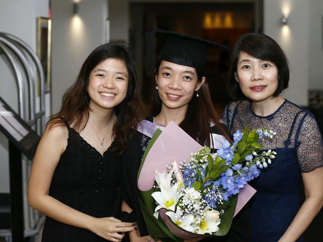 UTAS (University of Tasmania) held it's graduation ceremony at Hotel Grand Chancellor this afternoon. Picture: MATT THOMPSON