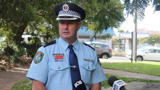 South Coast Police District chief inspector, David Cockram speaking after Mr Gray’s death. Picture: Tom McGann