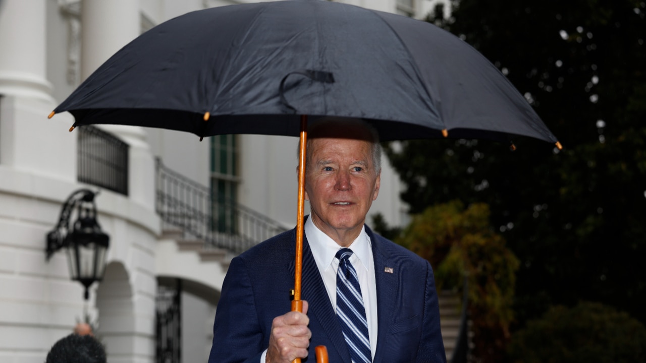 Joe Biden Continues To ‘wander His Way Around The White House’ | Sky ...