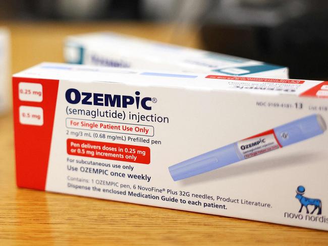 Ozempic is an semaglutide injectable medication made by Novo Nordisk. Picture: AFP