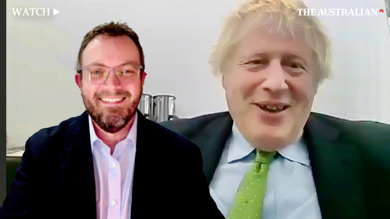 Boris Johnson reflects on Aukus, France and his favourite Aussie PM